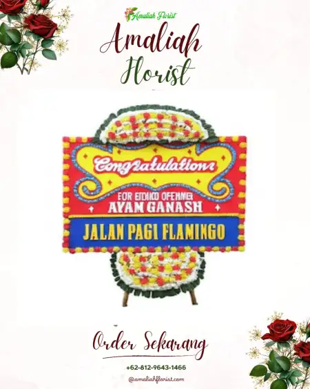 Sewa Papan Bunga Ulak Lebar